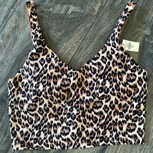 Leopard Print Bra Top
